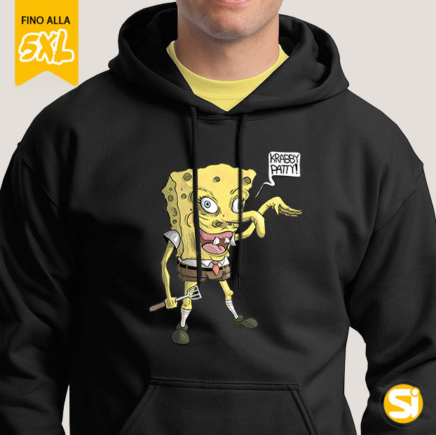 Felpa SpongeBob - Spongy Nera