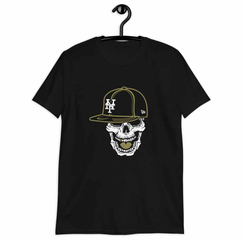 Teschio trendy con cappello NY